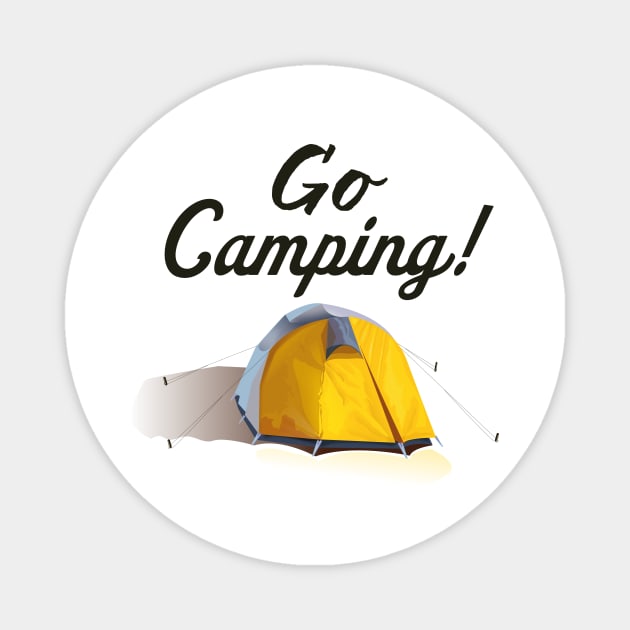 Go Camping! Magnet by nickemporium1